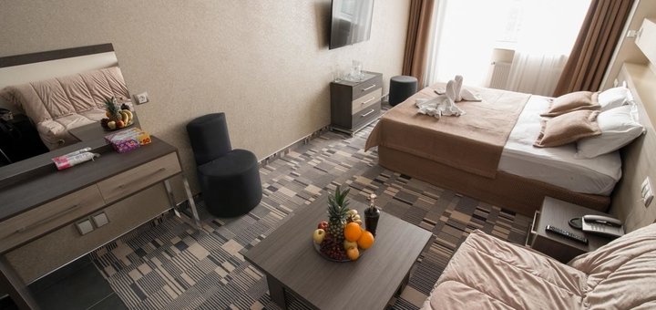 Общий вид номера Нью-Йорк в отеле 12th Floor Apartments в Одессе