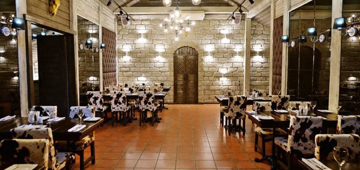 El gaucho restaurant. book a table with a discount. an original restaurant in kiev.