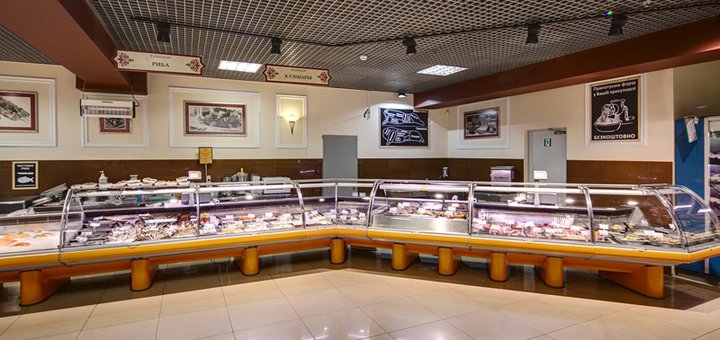 Морепродукты в супермаркетах «Континент» в Киеве по скидке