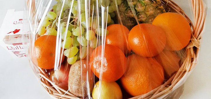 Фруктовые корзины «FF» с доставкой по скидке