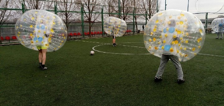 Игра BumperBall в Днепре. Записывайтесь по акции