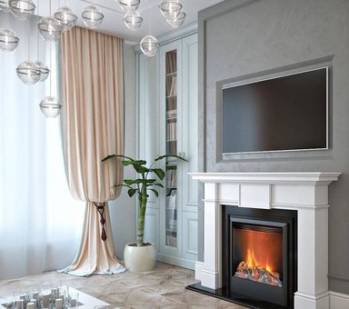 Installation and design of WFP fireplaces in Khmelnitsky. Order on stock.