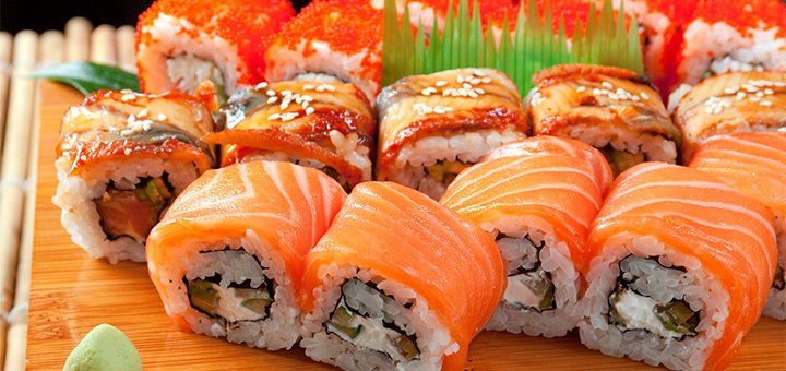 Служба доставки еды Sushi 33 по скидке