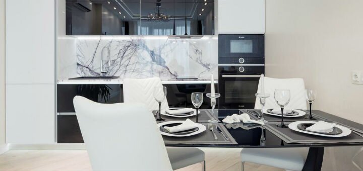 Знижка від black &amp; white apartment in smart plaza в києві