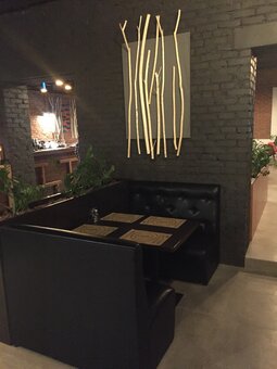 Japanese cuisine at the nakama sushi bar. order sushi at a discount.