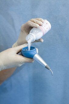 Teeth whitening in dentistry "Bella Vista" Kharkiv. Make an appointment with a dentist with a discount