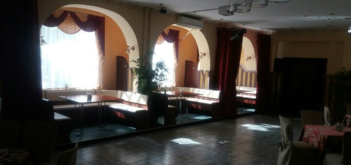 Promotion for the menu in the cafe nadezhda in kharkov. book with a discount