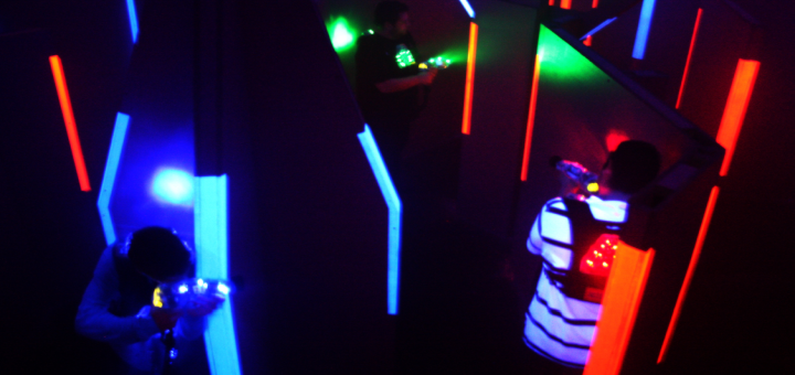 Gra in laser tag at laserfive club inexpensively