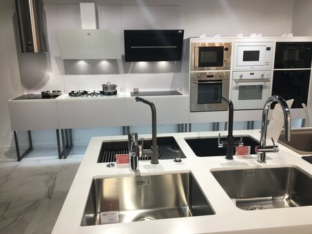Discounts and promotions in the Franke household appliances store. Buy at a discount15