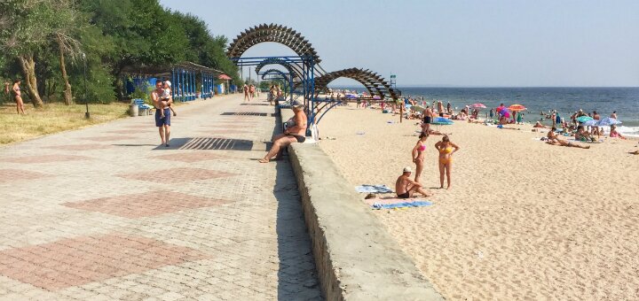 &quot;beach of the sanatorium berdyansk&quot;