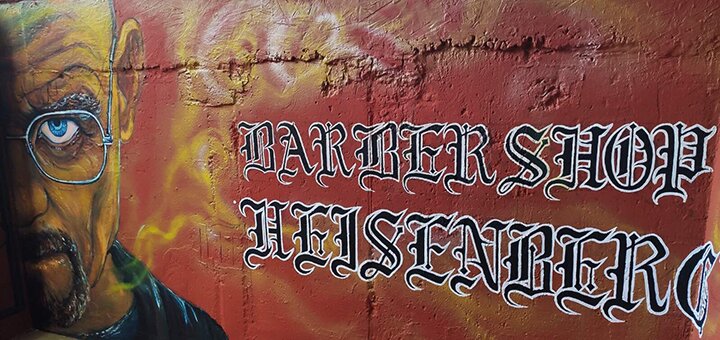 Barbershop &quot;heisenberg&quot; in kiev. sign up for services 1