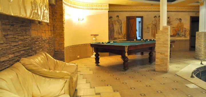 Бильярд в оздоровительном комплексе «Олимп» в Одессе. Посетите SPA процедуры по скидке.