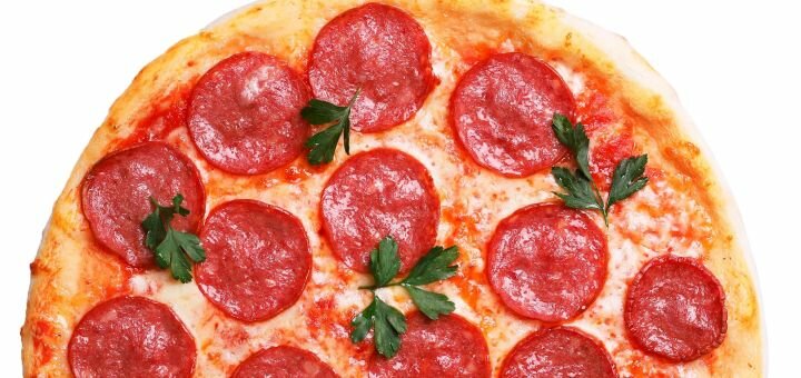 Discount pizza at the pizzeria like pizza