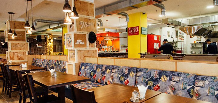 Ресторан «American Grill Bar». Посещайте по акции