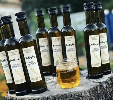 Рослинна олія першого віджиму «Healthy Life». Купити зі знижкою.