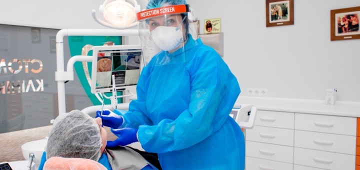 "Dental Clinic 1" in Lviv. Dental treatment is inexpensive.