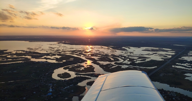 Польоти на літаку Flight over Dnipro в Дніпрі. Зі знижкою.