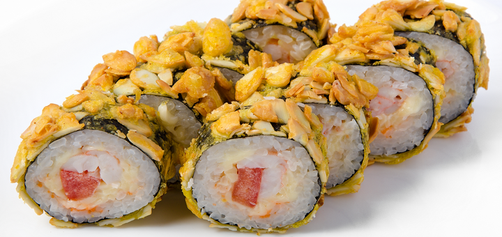 Discounts on sushi from the delivery service Freshtime1