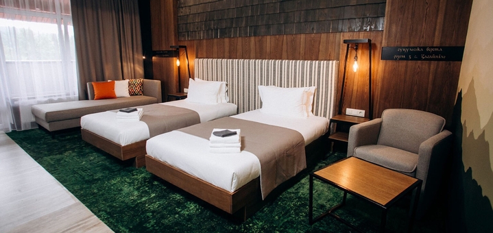 Hotel MORVA Premium Spa Resort in Yaremche. Book with promotion 54