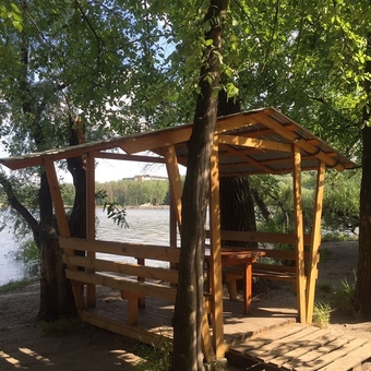 Беседки на косе