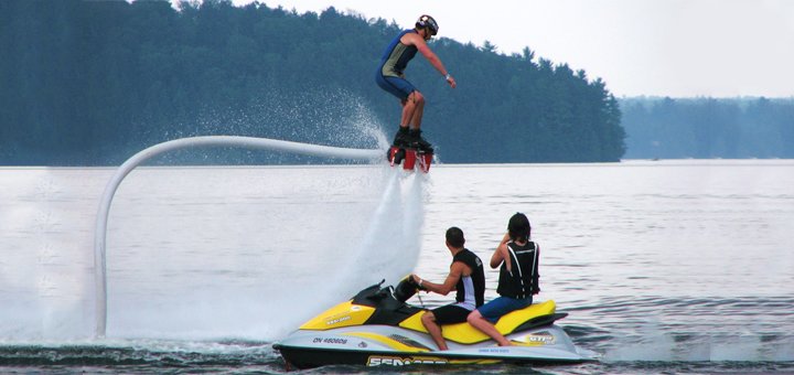 Rent of jet skis in the «Flying Pro» company in Kiev. Book a jet ski rental for a promotion.