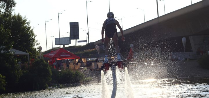 Прокат флайборд зі знижкою в сервісі «flyboardkiev»