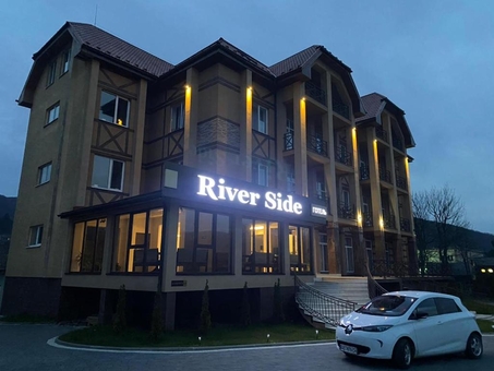 River Side Hotel in Polyana. Enjoy the 46% discount.