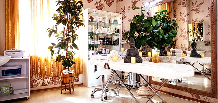 Beauty treatments in the Royal spa Relax salon. Promotion for the services of a hairdresser, manicure and pedicure master, cosmetologist in Kharkov