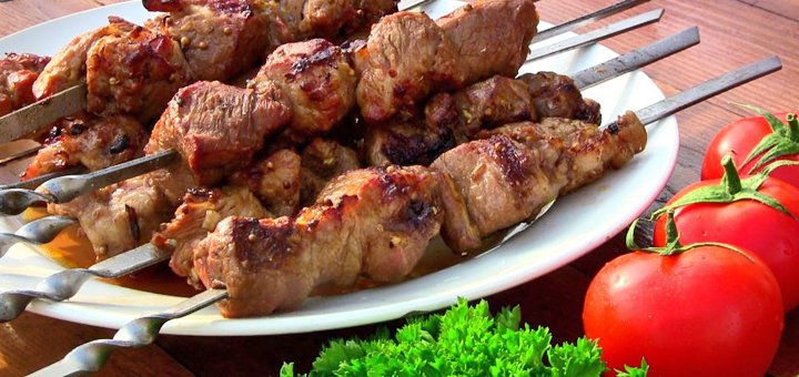 Скидки в ресторане «Парк Гриль». Акции на шашлыки в ресторане. Мясо со скидкой2