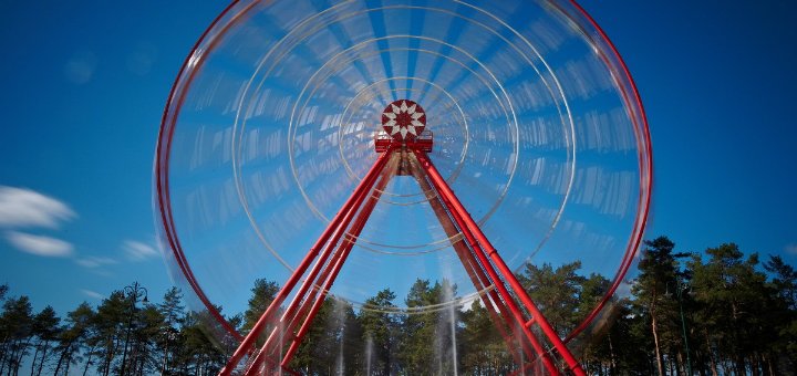 Ferris wheel in the central park of Kharkov. Rest at a discount (2)