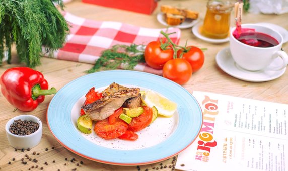 The menu of the restaurant "Compot". Discounts on all dishes