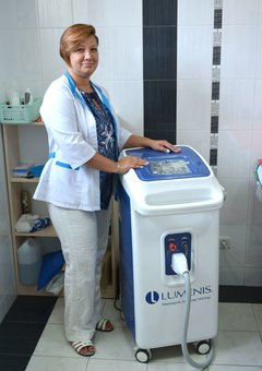 Laser hair removal on the Lumenis apparatus in the "Lazer Epil" beauty salon in Kharkov. Sign up for the procedure for the promotion.