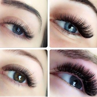 Нарощування вій у салоні «Майстерня краси» у Києві. Записуйтесь на процедуру зі знижкою.