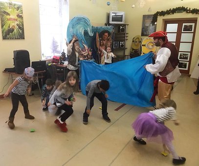 Аніматори на свято у кафе-кондитерській «Зефір» у Києві. Замовляйте по акції.