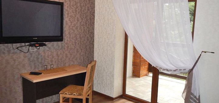 Hotel Karpatska Modrina in Migovo. Book rooms at a discount.13