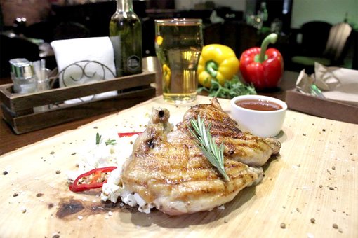 Meat dishes in the cafe "Tarabar" in the Dnieper. Order at a discount