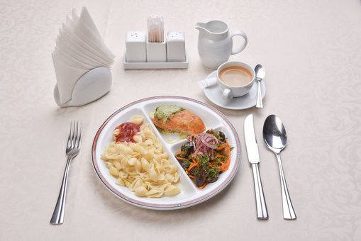 Business lunch at the Palmira restaurant in Dnipro. Order by promotion.