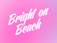 Bright on beach