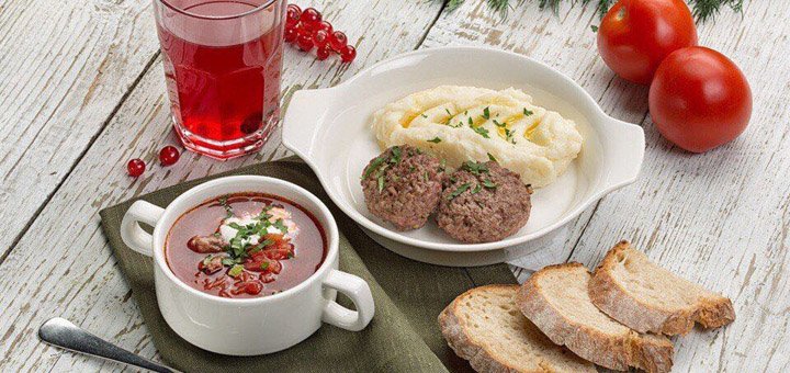 Комплексні обіди лише за 120 грн